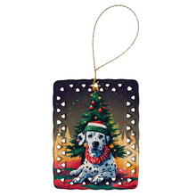 Load image into Gallery viewer, Dalmatian Christmas Porcelain Ornament