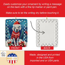 Load image into Gallery viewer, Dalmatian Christmas Porcelain Ornament