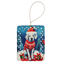 Load image into Gallery viewer, Dalmatian Christmas Porcelain Ornament