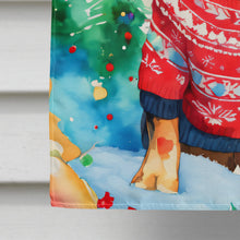 Load image into Gallery viewer, Doberman Pinscher Christmas House Flag