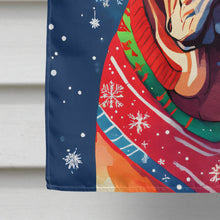 Load image into Gallery viewer, Dogue de Bordeaux Christmas House Flag