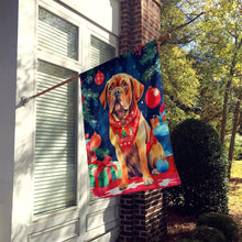 Load image into Gallery viewer, Dogue de Bordeaux Christmas House Flag