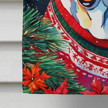 Load image into Gallery viewer, English Bulldog Christmas House Flag
