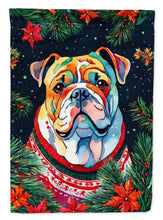 Load image into Gallery viewer, English Bulldog Christmas House Flag