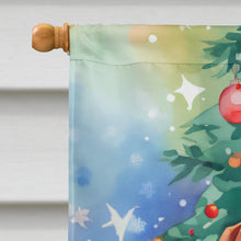 Load image into Gallery viewer, English Foxhound Christmas House Flag