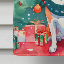 Load image into Gallery viewer, English Foxhound Christmas House Flag
