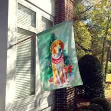 Load image into Gallery viewer, English Foxhound Christmas House Flag