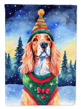 Load image into Gallery viewer, English Setter Christmas House Flag