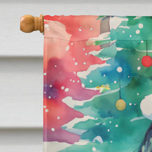 Load image into Gallery viewer, English Springer Spaniel Christmas House Flag