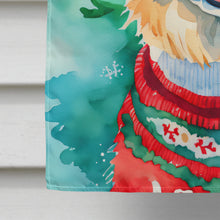 Load image into Gallery viewer, Finnish Lapphund Christmas House Flag