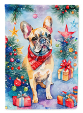 Load image into Gallery viewer, French Bulldog Christmas House Flag