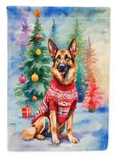 Load image into Gallery viewer, German Shepherd Christmas House Flag