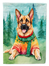Load image into Gallery viewer, German Shepherd Christmas House Flag