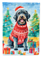 Load image into Gallery viewer, German Wirehaired Pointer Christmas House Flag