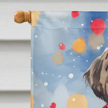 Load image into Gallery viewer, German Wirehaired Pointer Christmas House Flag