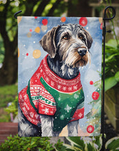Load image into Gallery viewer, German Wirehaired Pointer Christmas Garden Flag – Cozy Dog Holiday Decor with Tree &amp; Presents