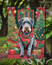 Load image into Gallery viewer, German Wirehaired Pointer Christmas Garden Flag – Cozy Dog Holiday Decor with Tree &amp; Presents