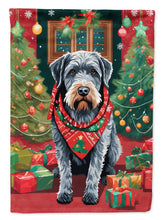 Load image into Gallery viewer, German Wirehaired Pointer Christmas Garden Flag – Cozy Dog Holiday Decor with Tree &amp; Presents