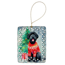 Load image into Gallery viewer, Giant Schnauzer Christmas Porcelain Ornament