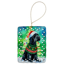 Load image into Gallery viewer, Giant Schnauzer Christmas Porcelain Ornament
