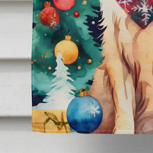 Load image into Gallery viewer, Golden Retriever Christmas House Flag