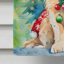 Load image into Gallery viewer, Golden Retriever Christmas House Flag