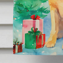 Load image into Gallery viewer, Golden Retriever Christmas House Flag