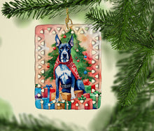 Load image into Gallery viewer, Great Dane Christmas Porcelain Ornament