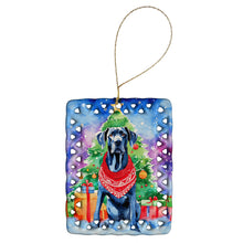 Load image into Gallery viewer, Great Dane Christmas Porcelain Ornament