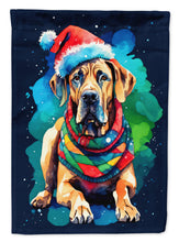 Load image into Gallery viewer, Great Dane Christmas Garden Flag – Cozy Dog Holiday Decor with Tree &amp; Presents