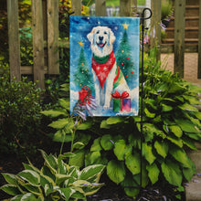 Load image into Gallery viewer, Great Pyrenees Christmas Garden Flag – Cozy Dog Holiday Decor with Tree &amp; Presents