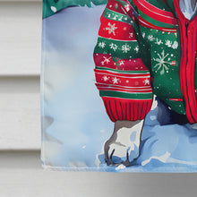 Load image into Gallery viewer, Keeshond Christmas House Flag