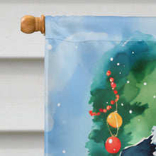 Load image into Gallery viewer, Kerry Blue Terrier Christmas House Flag