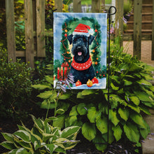 Load image into Gallery viewer, Kerry Blue Terrier Christmas Garden Flag – Cozy Dog Holiday Decor with Tree &amp; Presents