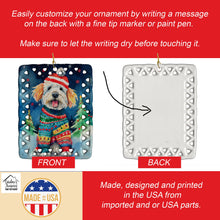 Load image into Gallery viewer, Komondor Christmas Porcelain Ornament
