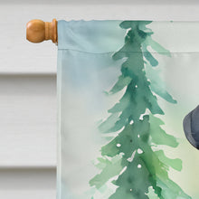 Load image into Gallery viewer, Black Labrador Retriever Christmas House Flag