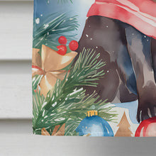 Load image into Gallery viewer, Chocolate Labrador Retriever Christmas House Flag