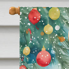 Load image into Gallery viewer, Yellow Labrador Retriever Christmas House Flag
