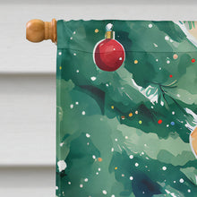Load image into Gallery viewer, Yellow Labrador Retriever Christmas House Flag