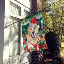 Load image into Gallery viewer, Yellow Labrador Retriever Christmas House Flag