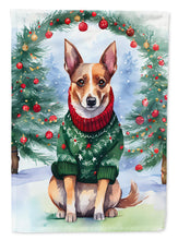 Load image into Gallery viewer, Lancashire Heeler Christmas House Flag