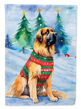 Load image into Gallery viewer, Leonberger Christmas House Flag