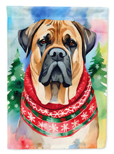 Load image into Gallery viewer, Mastiff Christmas House Flag