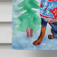 Load image into Gallery viewer, Miniature Pinscher Christmas House Flag
