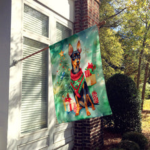 Load image into Gallery viewer, Miniature Pinscher Christmas House Flag