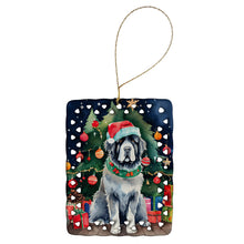 Load image into Gallery viewer, Newfoundland Christmas Porcelain Ornament