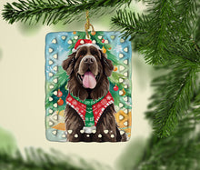 Load image into Gallery viewer, Newfoundland Christmas Porcelain Ornament