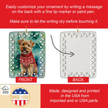 Load image into Gallery viewer, Norfolk Terrier Christmas Porcelain Ornament