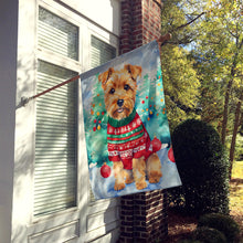 Load image into Gallery viewer, Norfolk Terrier Christmas House Flag