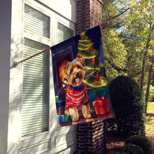 Load image into Gallery viewer, Norfolk Terrier Christmas House Flag